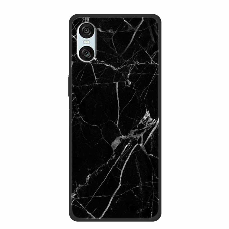 Case For Sony Xperia 10 VI 5G Marble TPU Soft Silicone Back Cover For Sony Xperia 10VI Phone Cases Protective Mica Painted Capa