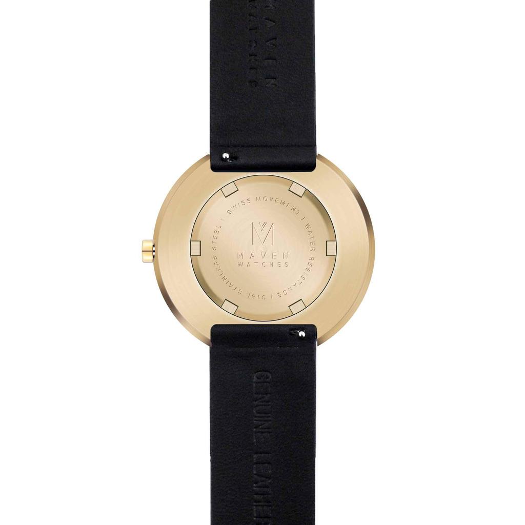 Maven Watches 34mm Artisan Series Minimalist Fashion Watch BLACK (FRIDAY 34MM)