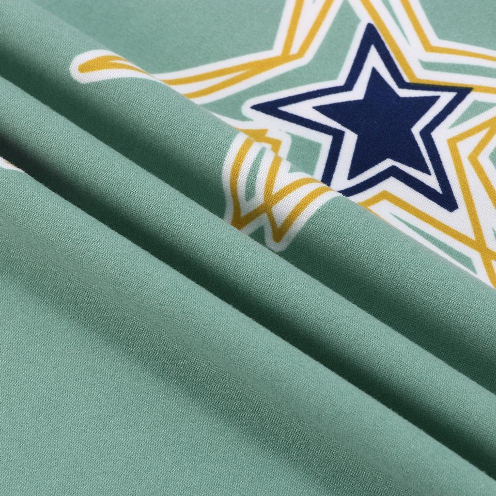 Women Star Printed Short Sleeve Blouse Loose Casual Tops Girls T-Shirt Tunic