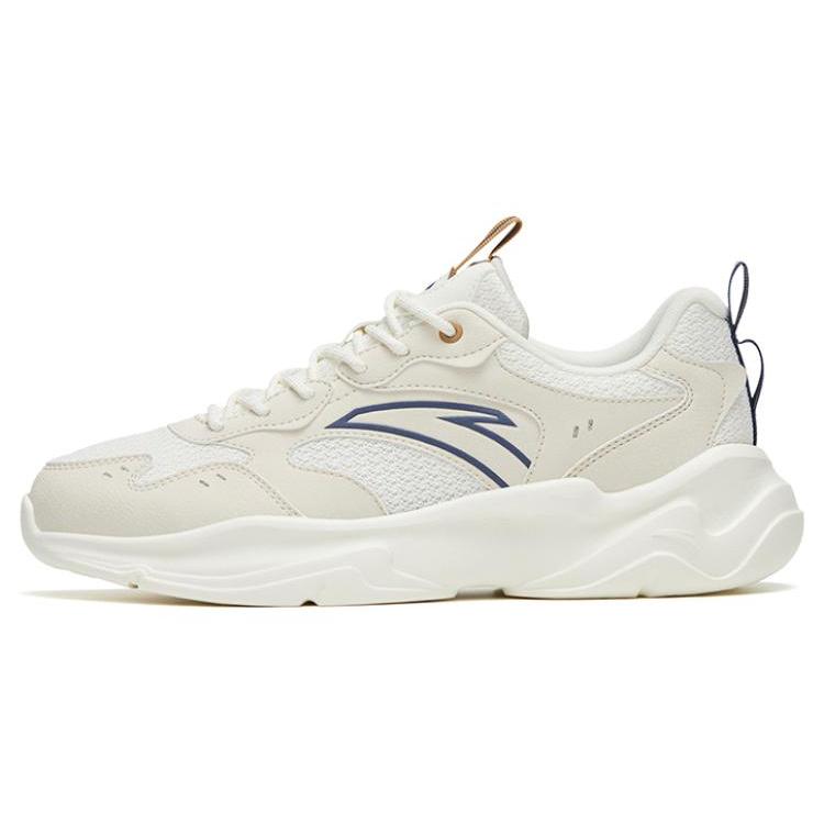 New Anta Wear Resistant And Lightweight Low Top Sports Casual Shoes White Gray Blue 912328815-1