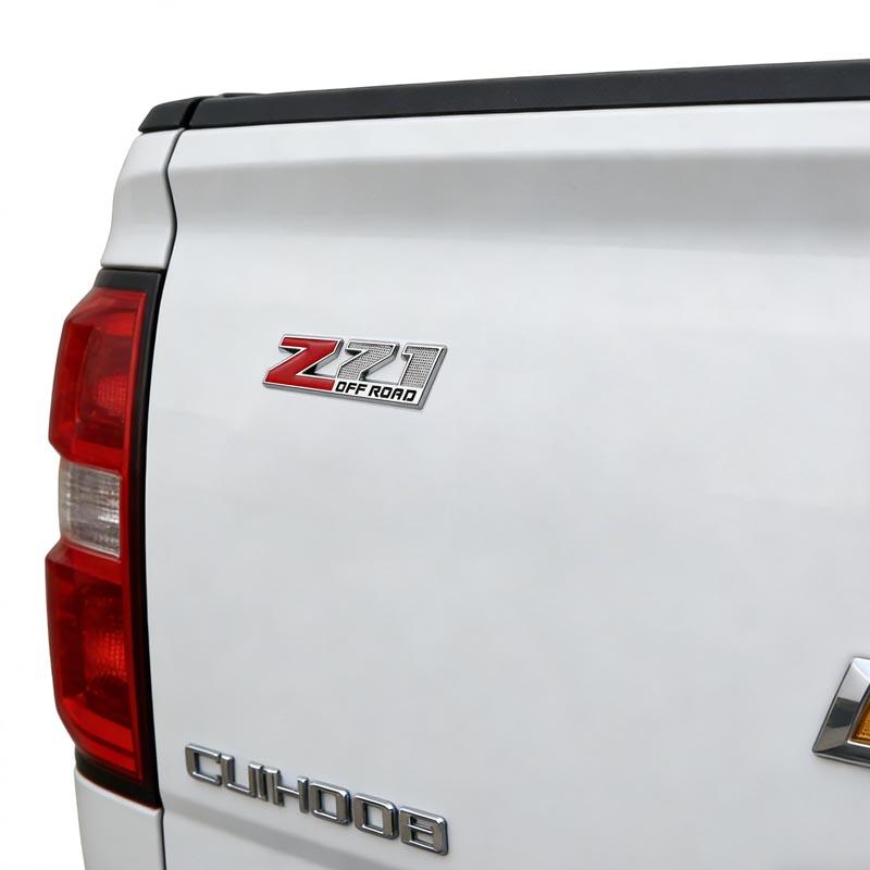 1Pc 3D Metal Car Fender Side Rear Trunk Emblem Badge Sticker Accessories