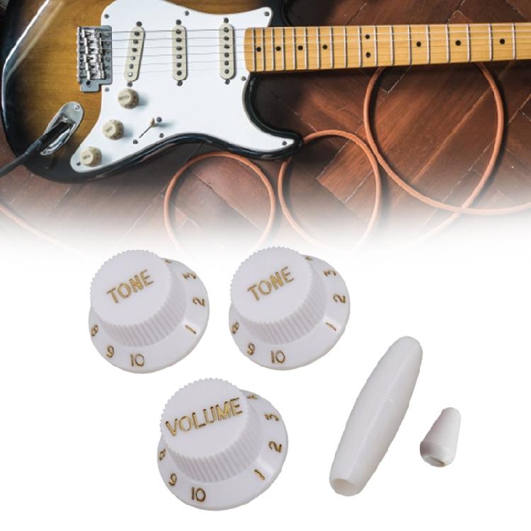 Guitar Knobs Guitar Replacement Part Guitar Accessories Plastic Texture for Electric Guitar Volumes and Tone Replacement