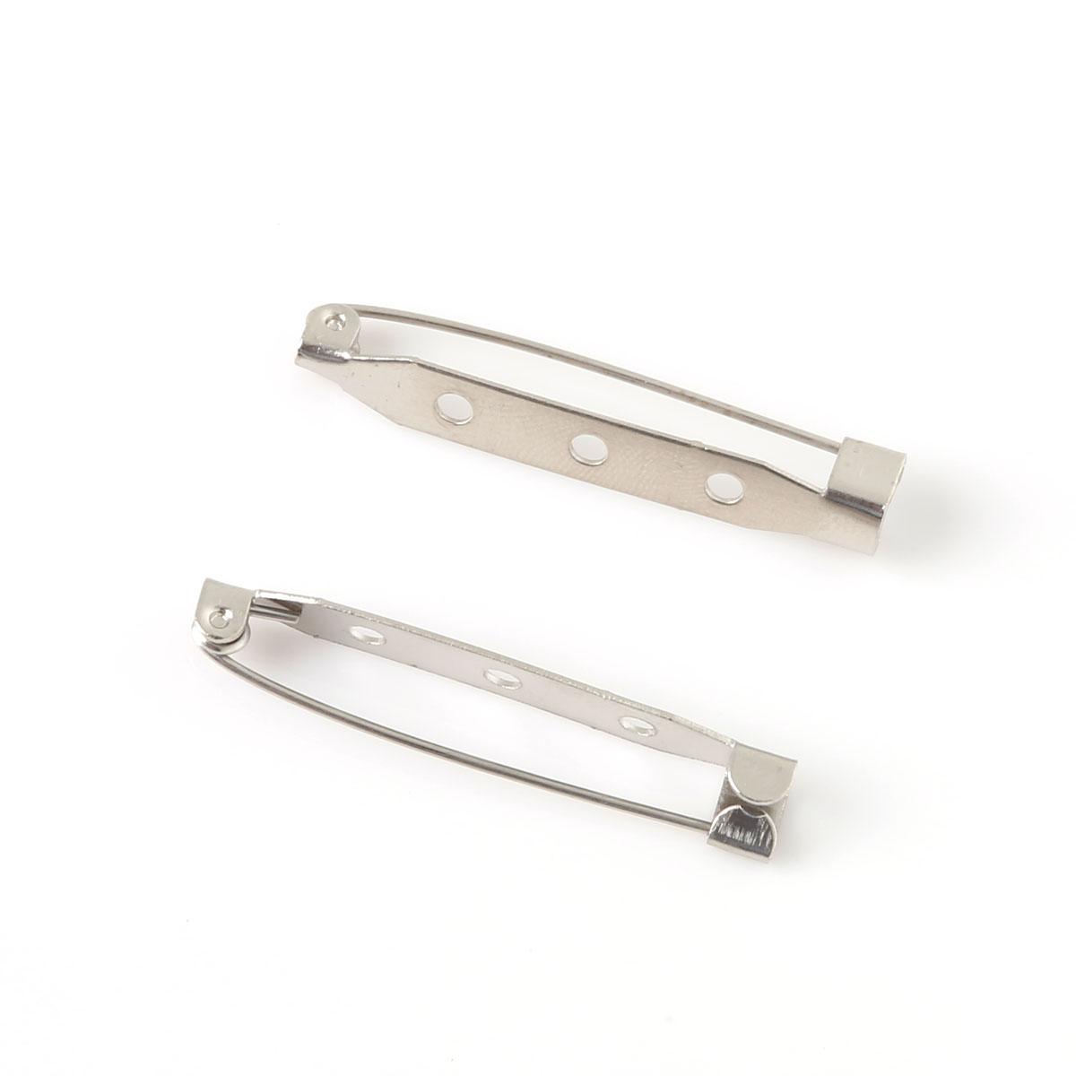 

50-100 шт. Железные безопасные булавки DIY Не ржавеющие булавки-пряжки Металлическая брошь Значок 38MM 50pcs