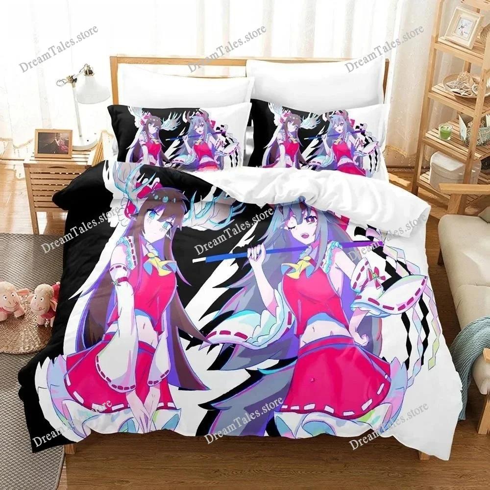 3D Print Music Game Muse Dash Bedding Set Duvet Cover Bed Set Quilt Cover Pillowcase Comforter King Queen Size Boys Adult369