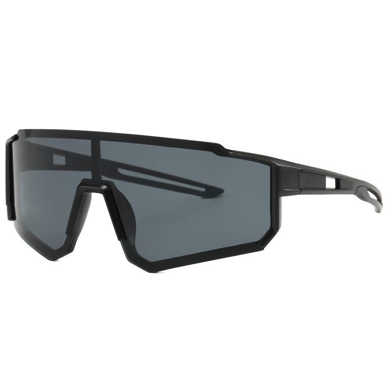 New Outdoor Sports Riding Windproof Sunshade Mirror Sunglasses for Men Women Large Frame Slimming