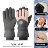 Thickened Winter Ski Gloves for Men and Women Outdoor Cycling Motorcycle Touchscreen Cotton Waterproof Gloves