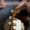 A84E-24PCS Leather Sewing Located Needles, DIY Leather Suture Positioning Needle Position Leather Edge Pins 2 Models