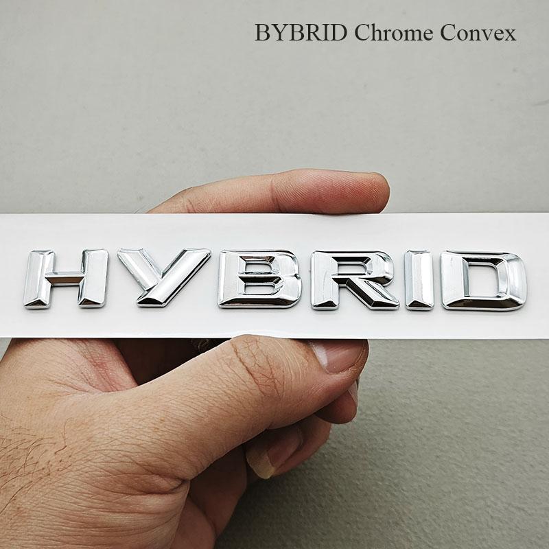 

3D ABS Car Styling Logo HYBRID Badge Rear Trunk Emblem Side Fender Sticker For Mercedes Benz C E GLE GLC Class Auto Accessories