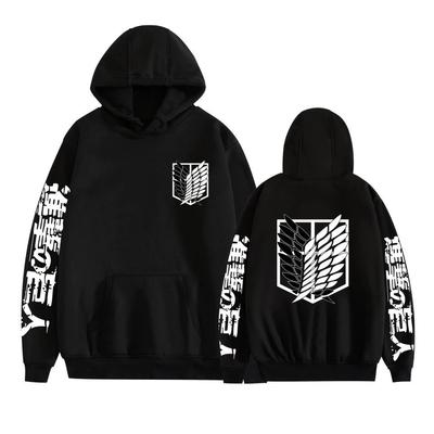 Hot Attack On Titan Anime Funny Hoodie Hip Hop Graphic Sweatshirts Streetwear Harajuku Tracksuit