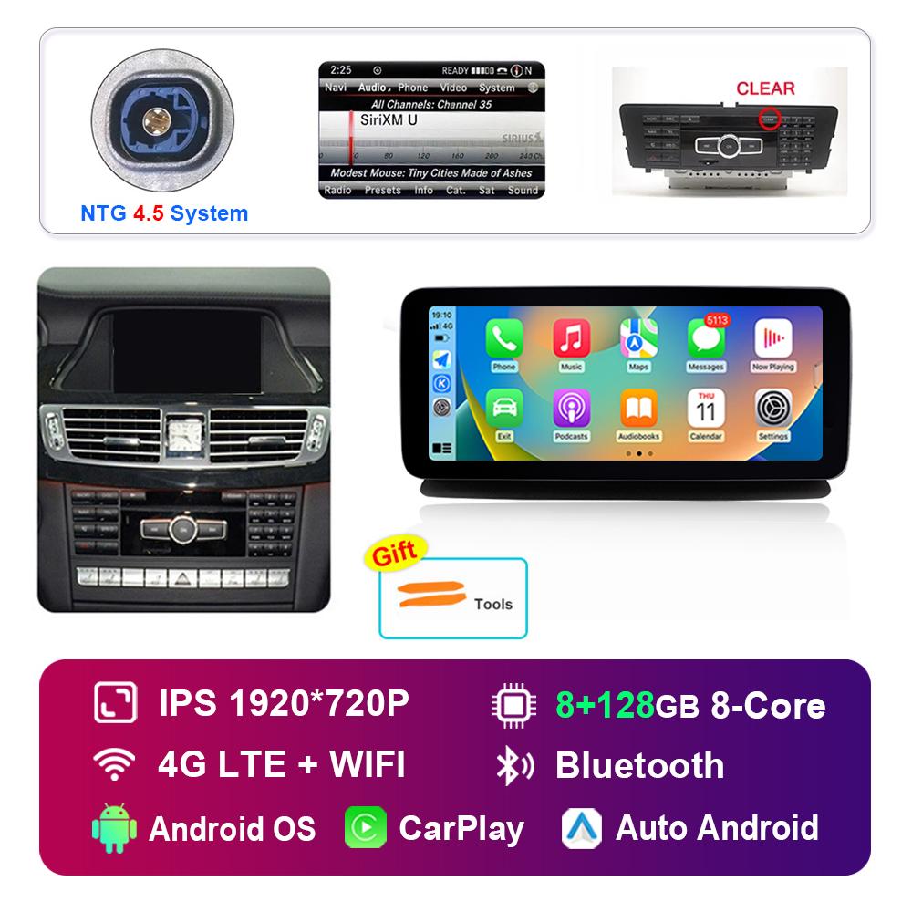 12.3 Inch Android Car Radio Multimedia Player for Mercedes Benz CLS W218 2010 - 2013 NTG 4.5 5.0 System GPS HD Touch Screen