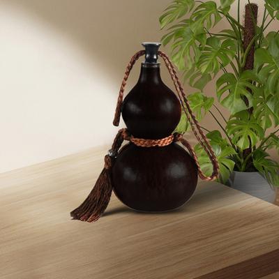 150/500 ml Wukong-Kürbis-Wasserflasche mit geflochtenem Quastenseil, Vintage-Stil, Affenkönig-Kürbis-Getränkebehälter, Reise-Fitness-Trinkflasche