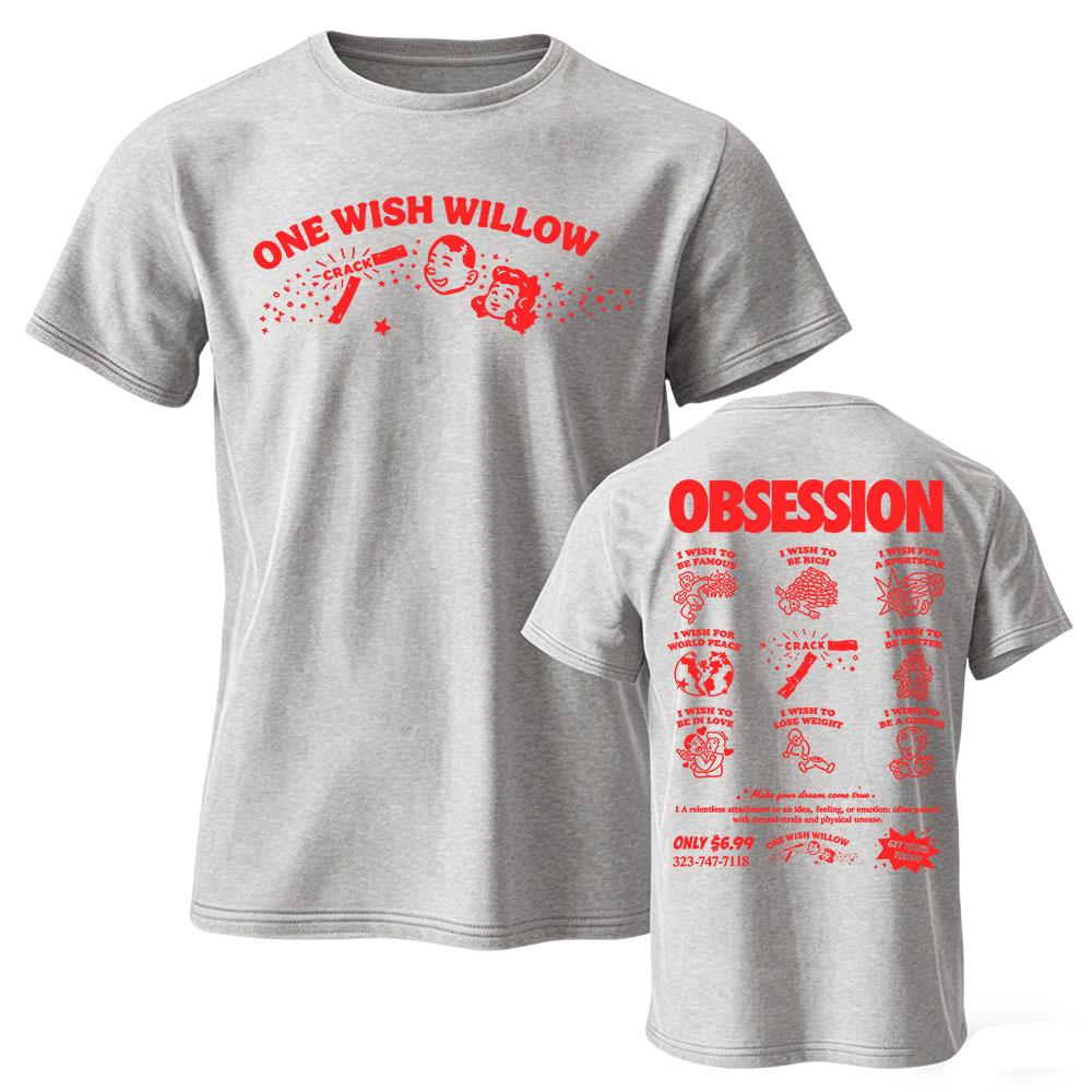 Film Obsession Ein Wunsch Weide T-Shirt Kurzarm Baumwolle Sommer Lässig T-Shirts Unisex Streetwear Mode Grafik T-Shirts
