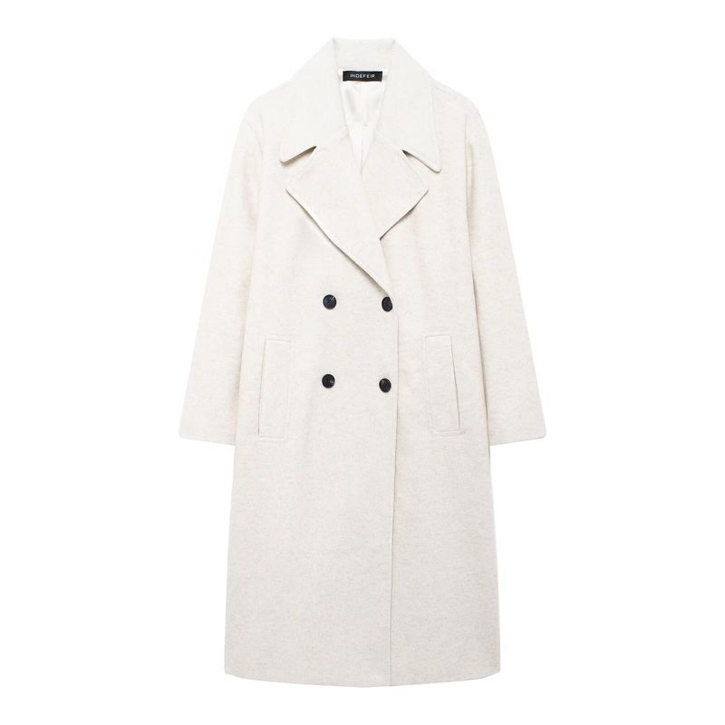 

Kaslead New Arrival Women s Clothing Fashion Style Fashion Soft Loose Overcoat Outwear 3046269 704 Milky White L