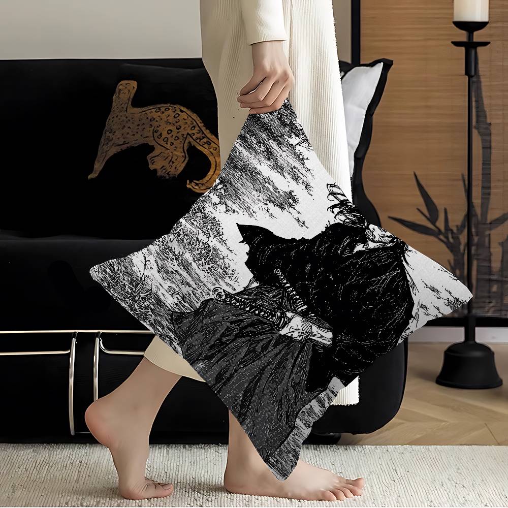 Vagabond Manga Cushion Cover Inches Farmhouse Decor Home Throw Pillow Covers For Couch Decorations