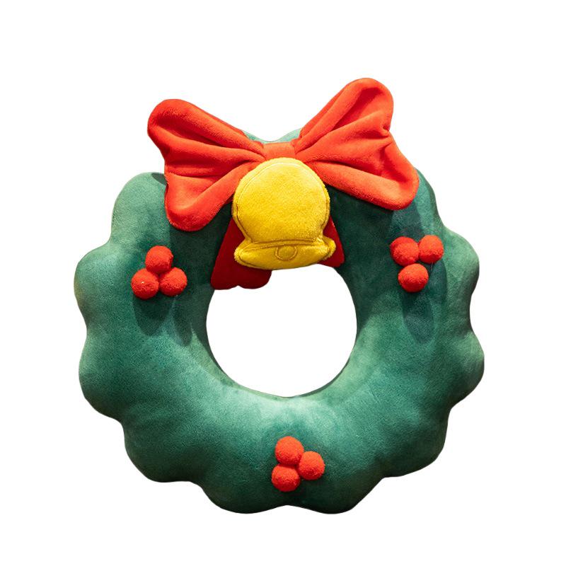 Christmas Snowman Wreath Elk Candy Boots School Festival Dress-up Home Decoration Gift