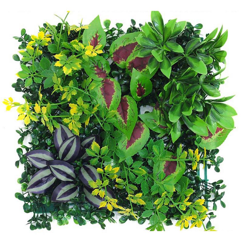 Mur de plantes artificielles Résistant aux UV Décoration murale Installation facile Design