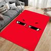 "Red Carpet with Moody Eyes" suitable as a non-slip mat for the living room or bedroom sofa