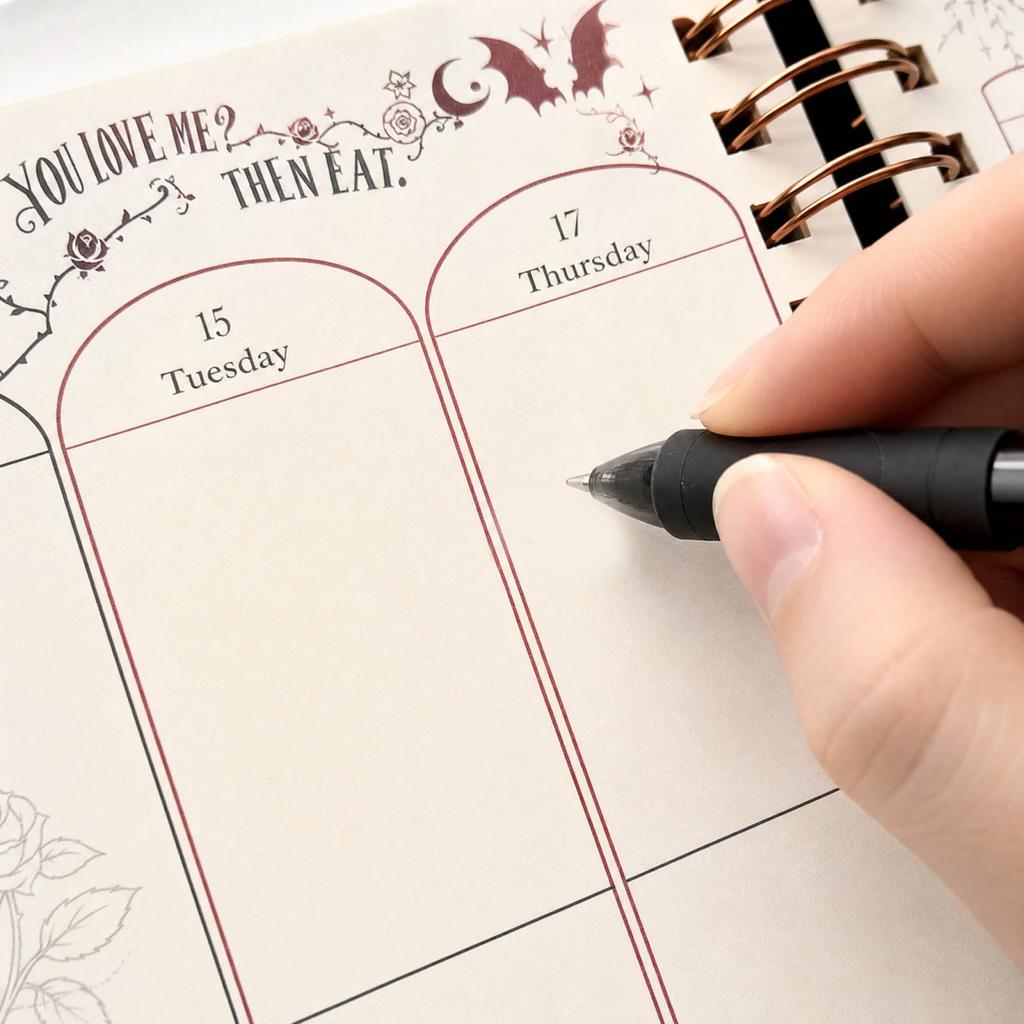 Weekly Planner Notebook for Personal Schedule Management and Goal Setting