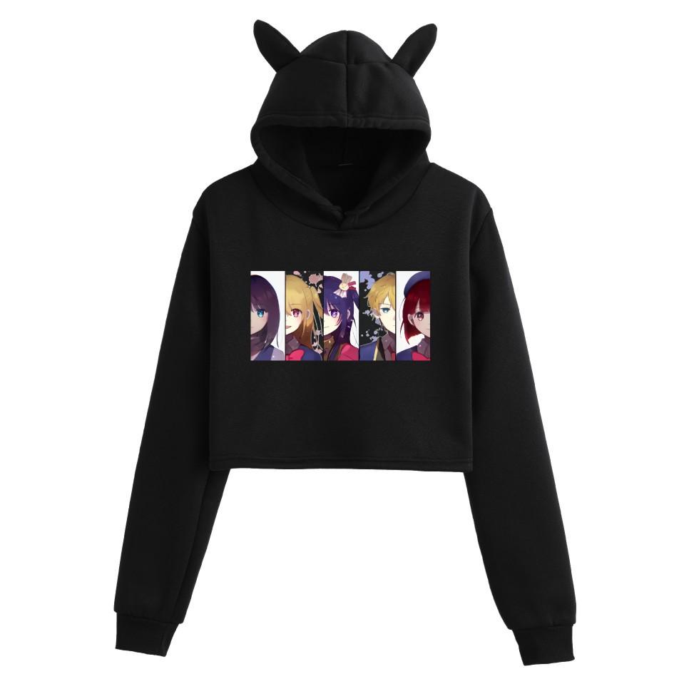 2023 Japanese Anime Oshi No Ko Starry Child Cat Ear Hoodie