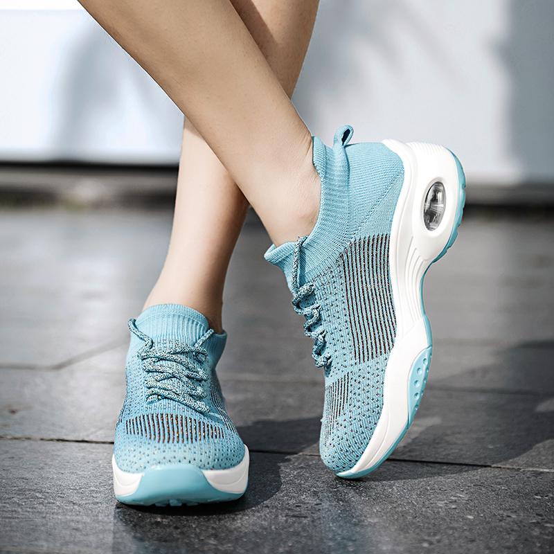 Zapatillas de deporte a la moda para mujer, cojín de aire ligero
