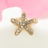 1Pc Shiny Starfish/Love Ear Clip Ear Stud Earrings Jewelry