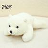 TV Watching Plush Toy Cute Sloth Seal Doll, Soft Stuffed Animal, Hippo Turtle Panda Elephant Particle Base Raccoon Fox Plushie for Desk Car,