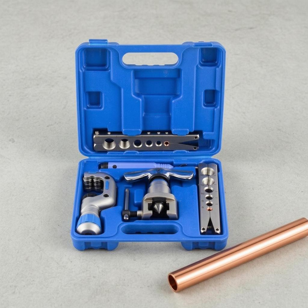 Copper Tube Flaring Tool with Case Manual Set Long-Lasting
