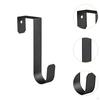 4x Back of Door Hook Sturdy Over Hooks for Towels Hanging Coats Bedroom