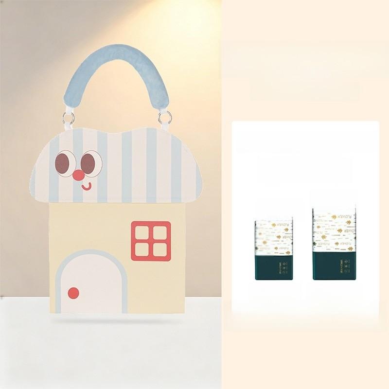 Cartoon Leather Tissue Box Holder For Home Decor With Wall Mount Design Suitable For Bedroom Living Room