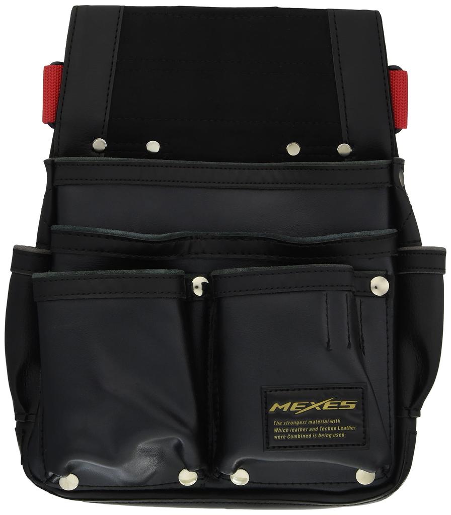 Nexus Frame Nail Double Ninja Type Bag, Pocket, NXLT-06BK