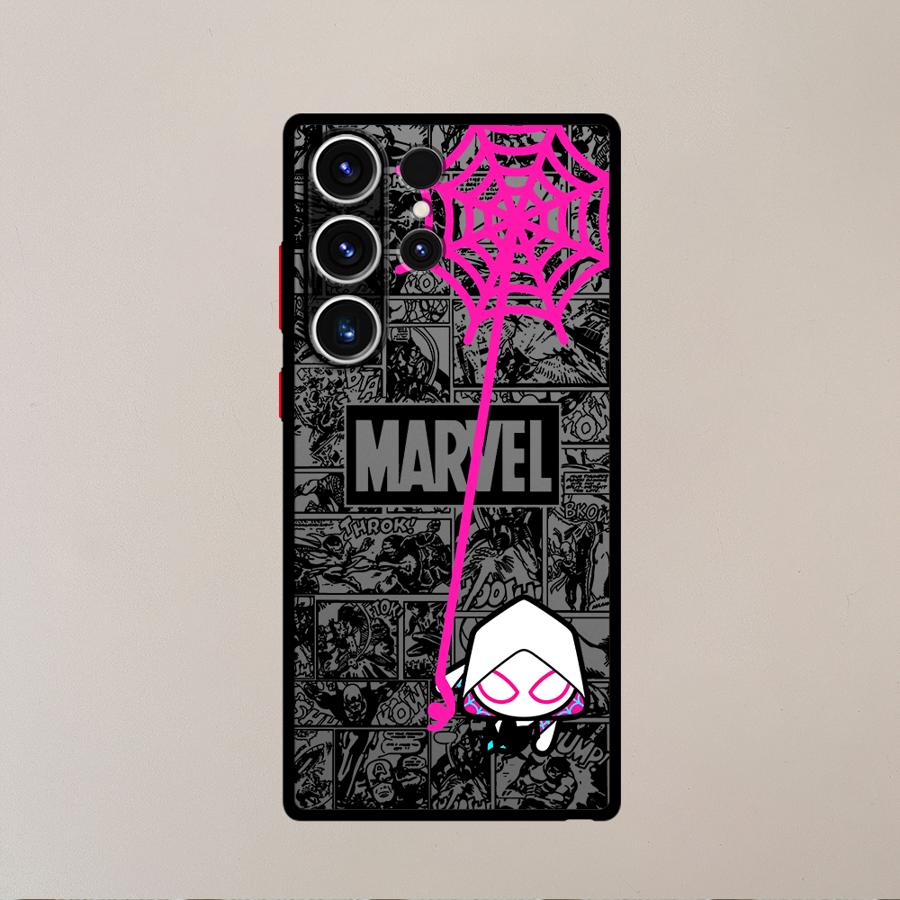 Marvel Süßes Spiderman Hülle Handyhülle für Samsung Galaxy S26 S20 S22 S24 Plus S21 S23 FE S25 Ultra Note 20 10+