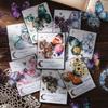 30 pcs/pack Vintage Butterfly PET Stickers Creativity Decorative Hand Account Scrapbooking Junk Journal Supplies