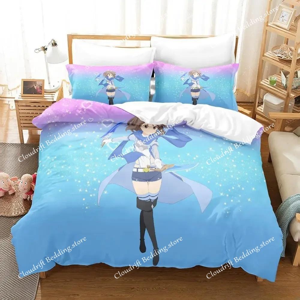 Anime BOFURI I Don’t Want to Get Hurt, so I’ll Max Out My Defense Bedding Set Single Twin Full Queen King Size Bed Set Adult Kid