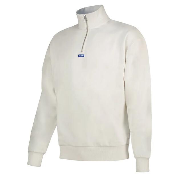 Sweat-shirt HUGO Neeler 10249110 BLEU demi-zip