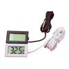 Mini thermomètre numérique LCD avec sonde étanche pour intérieur et extérieur, capteur de température pratique pour réfrigérateur, aquarium