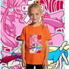 One Piece Uta Anime Print Boys Girls Cotton T Shirt Kids Casual Summer Top Soft Breathable Daily Wear