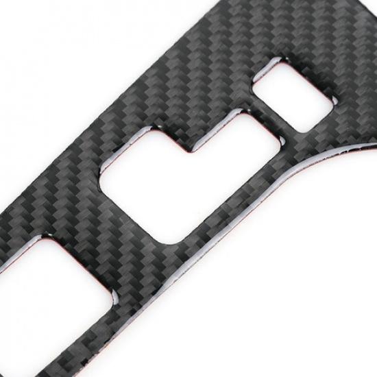 Carbon Fiber Interior Gear Shift Panel Trim Cover For Mazda CX9 CX-9 2016-