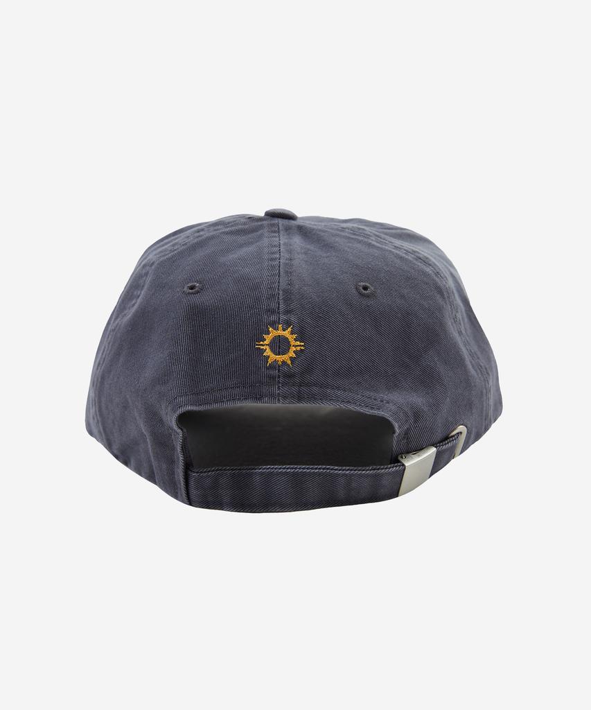 HELLO SUNRISE Dot Arch Logo Ball Cap_Dark Gray