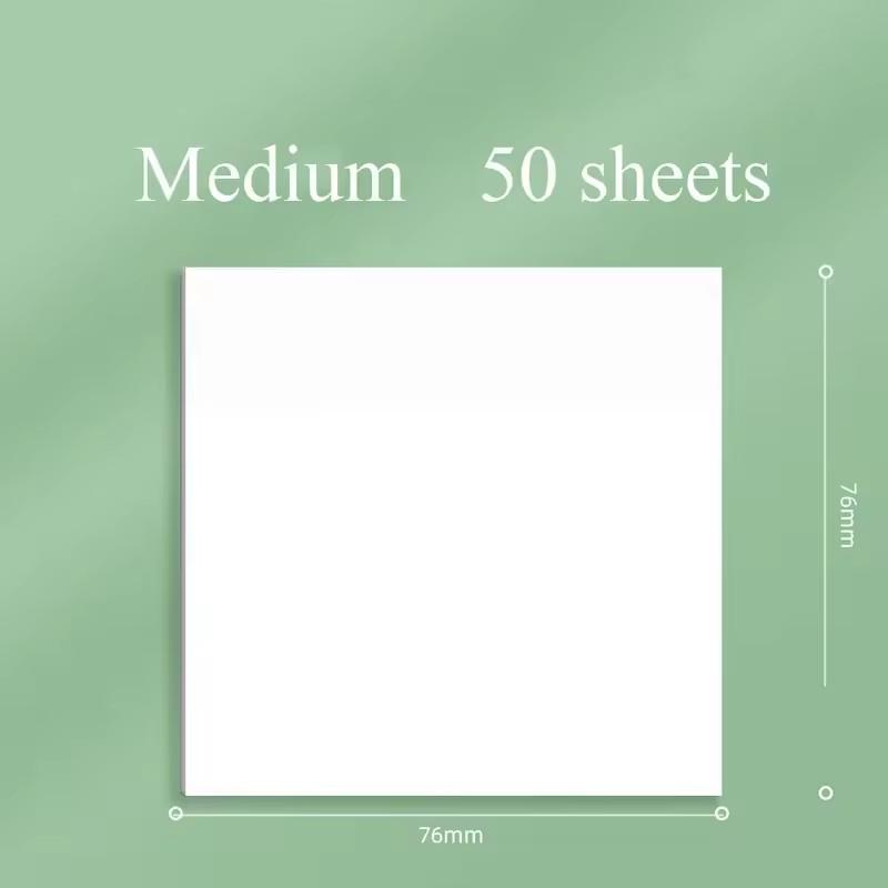 Transparent sticky notes can be used to write labels, waterproof student ins, simple sticky notes, and make notes n times