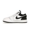 נעלי סניקרס לילדים Air Jordan 1 Low GS לבן שחור 553560-132