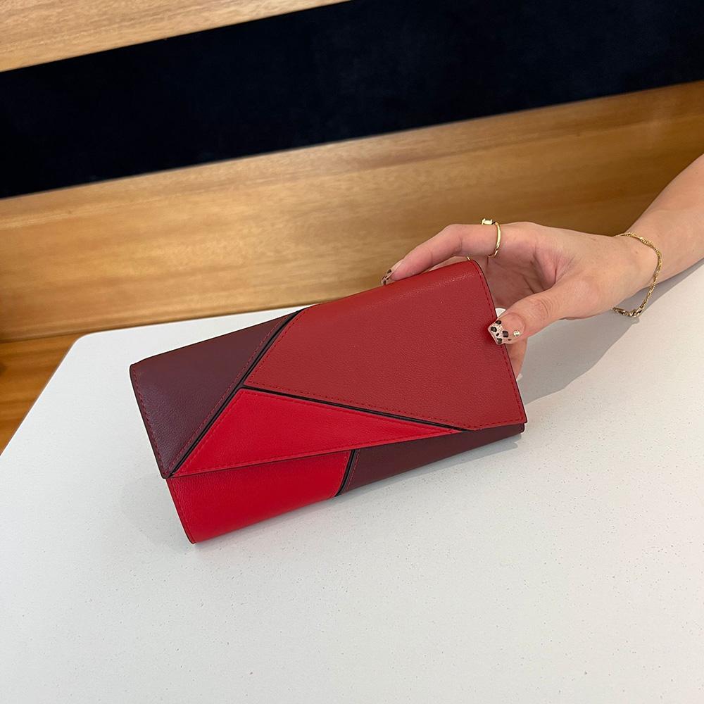 2025 Patchwork Genuine Leather Women Wallets High Quality First Layer of Cowhide Long Wallet Gorgeous Clutch Bags For Ladies Purse