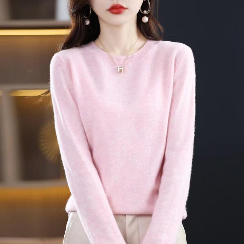 Autumn/Winter 100% Wool Slim-Fit High Neck Knit Sweater