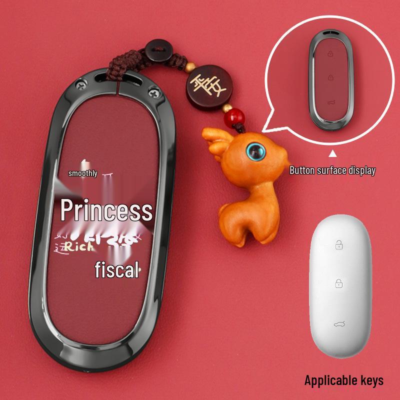 Li Auto Key Case: Compatible with L7, L9, L6, One, and L8 models; Unisex MEGA Accessories Shell Buckle.