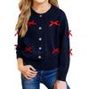 Children's Fashion Casual Cardigan Knitted Long Sleeve  Top