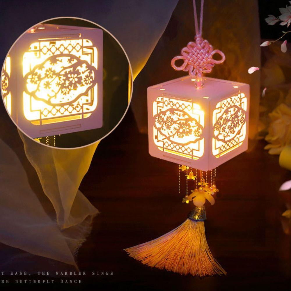 Chinese Style DIY Mid-Autumn Lantern Mid-Autumn Festival Handmade Lanterns Portable   Party Decor