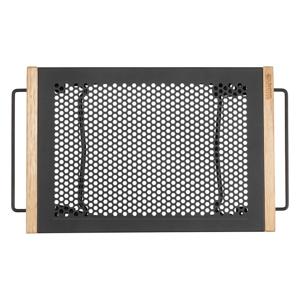 BUNDOK IR Table II Camping/Outdoor Table, Folding, Heat-Resistant Steel, BD-166