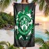Hibernian FC Aufdruck Schnelltrocknendes Strandtuch Mikrofaser Saugfähig Tragbares Reise-Badetuch
