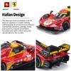 Bburago 1:43 2024 Ferrari 499P No.50 24 HEURES DU MANS Racing Model Simulation Car Model Alloy Car Toy Male Collection Gift