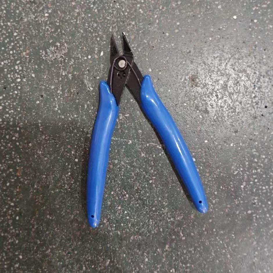 Industrial-Grade Angled Electronics Diagonal Pliers for Electricians - Wire Cutters and Trimming Tool