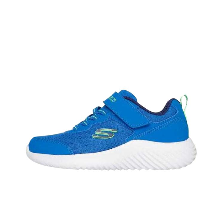 Skechers Kids Bounder-Techrox Comfortable Versatile Fashion Simple Low-Top Casual Shoes Kids sneaker Blue 403906L-BLU 27.5